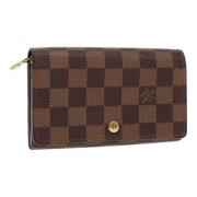 Pre-owned Canvas wallets Louis Vuitton Vintage , Brown , Dames