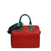 Pre-owned Leather louis-vuitton-bags Louis Vuitton Vintage , Red , Dam...