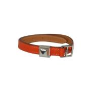 Pre-owned Leather bracelets Hermès Vintage , Orange , Dames