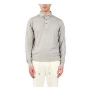 Polo geverfd in hoofd Tagliatore , Gray , Heren