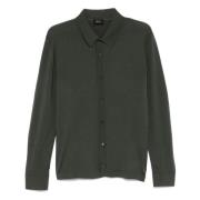 Luxe wol poloshirt Brioni , Green , Heren