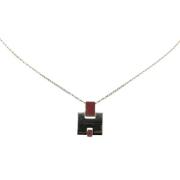 Pre-owned Metal necklaces Hermès Vintage , Gray , Dames