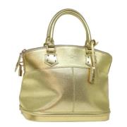 Pre-owned Leather louis-vuitton-bags Louis Vuitton Vintage , Yellow , ...