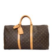 Pre-owned Canvas louis-vuitton-bags Louis Vuitton Vintage , Brown , Da...