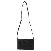 Pre-owned Leather shoulder-bags Bottega Veneta Vintage , Black , Dames