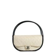 Pre-owned Canvas chanel-bags Chanel Vintage , White , Dames