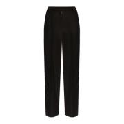 Broek met vouw aan de voorkant Coperni , Black , Dames