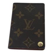 Pre-owned Canvas wallets Louis Vuitton Vintage , Brown , Dames