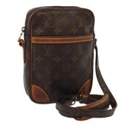 Pre-owned Canvas louis-vuitton-bags Louis Vuitton Vintage , Brown , Da...