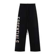 Zwarte Relaxte Fleece Sweatpant Fear Of God , Black , Heren