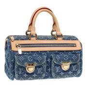 Pre-owned Canvas louis-vuitton-bags Louis Vuitton Vintage , Blue , Dam...