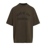 Olijf Tee Klassieke Stijl Fear Of God , Green , Heren