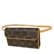 Pre-owned Canvas louis-vuitton-bags Louis Vuitton Vintage , Brown , Da...