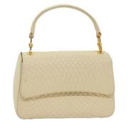 Pre-owned Leather handbags Bally Pre-owned , Beige , Dames