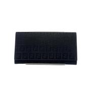 Pre-owned Canvas wallets Fendi Vintage , Black , Dames