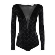 Zwarte Top voor Vrouwen Elisabetta Franchi , Black , Dames