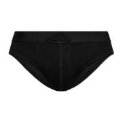 Katoenen slip met logo Dsquared2 , Black , Heren