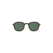 Vierkante zonnebril in Pitch Black/Glossy Gold Mykita , Black , Unisex