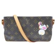 Pre-owned Canvas louis-vuitton-bags Louis Vuitton Vintage , Brown , Da...