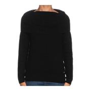 Damesweater met ringkraag YES ZEE , Black , Dames