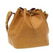 Pre-owned Leather louis-vuitton-bags Louis Vuitton Vintage , Yellow , ...