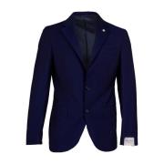 Formal Blazers L.b.m. 1911 , Blue , Heren