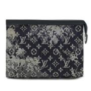 Pre-owned Canvas louis-vuitton-bags Louis Vuitton Vintage , Black , Da...