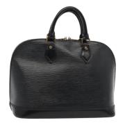 Pre-owned Leather louis-vuitton-bags Louis Vuitton Vintage , Black , D...