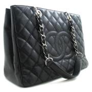 Pre-owned Leather chanel-bags Chanel Vintage , Black , Dames