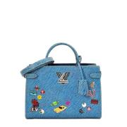 Pre-owned Leather louis-vuitton-bags Louis Vuitton Vintage , Blue , Da...