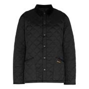 Gewatteerde Heritage Liddesdale Zwarte Jas Barbour , Black , Heren