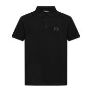 Polo met logo Dolce & Gabbana , Black , Heren