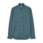 Groen Casual Overhemd met Voorzak Hartford , Green , Heren