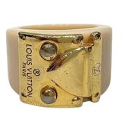 Pre-owned Metal rings Louis Vuitton Vintage , Yellow , Dames