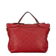 Pre-owned Leather louis-vuitton-bags Louis Vuitton Vintage , Red , Dam...