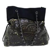 Pre-owned Nylon chanel-bags Chanel Vintage , Black , Dames