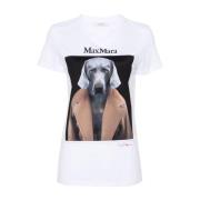 Witte T-shirts en Polos Max Mara , White , Dames