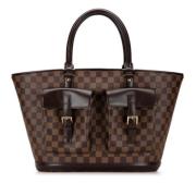 Pre-owned Canvas louis-vuitton-bags Louis Vuitton Vintage , Brown , Da...