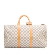 Pre-owned Canvas louis-vuitton-bags Louis Vuitton Vintage , White , Da...