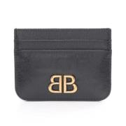 Pre-owned Leather wallets Balenciaga Vintage , Black , Heren