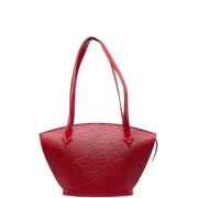 Pre-owned Leather louis-vuitton-bags Louis Vuitton Vintage , Red , Dam...