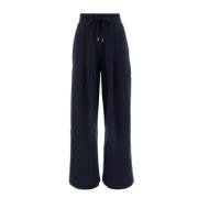 Blauwe Casual Broek Regular Fit Weekend , Blue , Dames