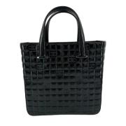 Pre-owned Vinyl chanel-bags Chanel Vintage , Black , Dames