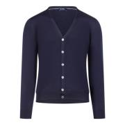 Blauwe Sweaters voor Mannen Barba , Blue , Heren