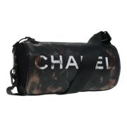 Pre-owned Nylon chanel-bags Chanel Vintage , Black , Dames