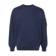 Blauwe Estate Sweatshirt C.p. Company , Blue , Heren