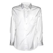 Witte Voorknoopshirt 100% Katoen Comme des Garçons , White , Heren