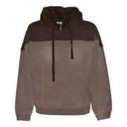 Geborduurde Hoodie Trui Guess , Brown , Heren