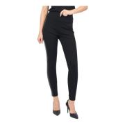 Zwarte leggings met contrastband Emporio Armani , Black , Dames