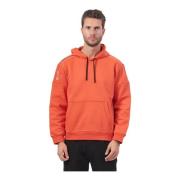 Oranje Hoodie Sweaters met Logo Emporio Armani , Orange , Heren